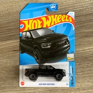 Hot Wheels 2020 Ram 1500 Rebel Black Truck Pick Up Hotwheels Factory Fresh 2024